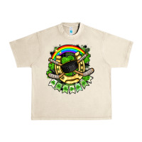 Sandshell St. Patrick's Day Hockey Urban Heavy Tee - FaDigitalArtStudio