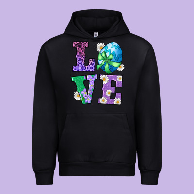 Easter Love Egg Urban Hoodie Designed By Ranaportraitstore