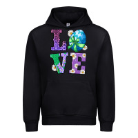 Black easter love egg Urban Hoodie - RanaPortraitStore