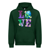 Foreset Green easter love egg Urban Hoodie - RanaPortraitStore