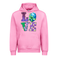 Fuchsia Pink easter love egg Urban Hoodie - RanaPortraitStore
