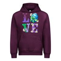 Mauve Wine easter love egg Urban Hoodie - RanaPortraitStore