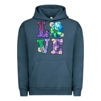 Pigment Midnight Navy easter love egg Urban Hoodie - RanaPortraitStore