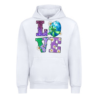 White easter love egg Urban Hoodie - RanaPortraitStore
