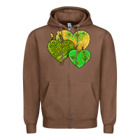 Chestnut st patricks day hearts Zipper Hoodie - AdoDesignShop