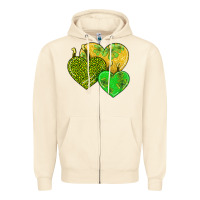 Sandshell st patricks day hearts Zipper Hoodie - AdoDesignShop