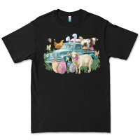 Black Easter truck farm animals Easter Day Premium Tee - HowdyJamesFarm