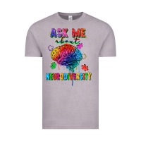 Vintage Zinc Ask me about neurodiversity Vintage Tee - FaDigitalArtStudio