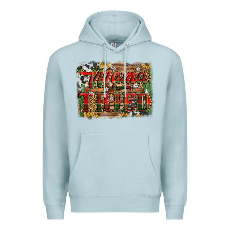 Mama Tried Christmas Premium Hoodie by Jasminsmagicworld | Teevron