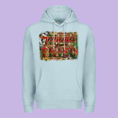 Mama Tried Christmas Premium Hoodie Designed By Jasminsmagicworld