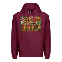 Burgundy mama tried christmas Premium Hoodie - Jasminsmagicworld