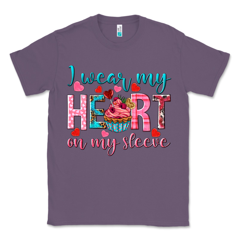 I Wear My Heart On My Sleeve Valentine's Day Classic Tee by HowdyJamesFarm | Teevron