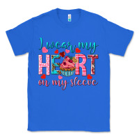 True Royal I wear my heart on my sleeve Valentine's Day Classic Tee - HowdyJamesFarm