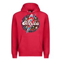 Cardinal Western Merica Patriotic Premium Hoodie - LillyAllenDesigns