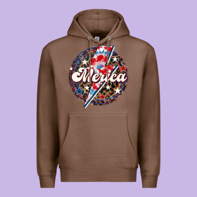 Western Merica Patriotic Premium Hoodie Designed By Lillyallendesigns