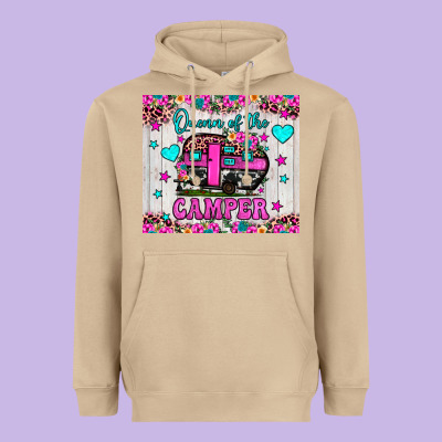 Queen Of The Camper Heavyweight Hoodie Designed By Jahusdesignshop