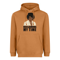 Meerkat maxine reclaiming my time funny political quote t shirt Heavyweight Hoodie - baoMotion