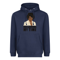 Navy maxine reclaiming my time funny political quote t shirt Heavyweight Hoodie - baoMotion
