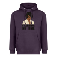 Plum maxine reclaiming my time funny political quote t shirt Heavyweight Hoodie - baoMotion