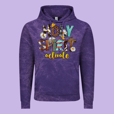 Holy Spirit Activate Vintage Hoodie Designed By Fadigitalartstudio
