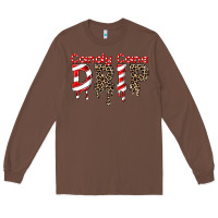 Chestnut candy cane drip Long Sleeve Tee - FaDigitalArtStudio