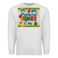 Oatmeal Heather professional gamer Premium Sweatshirt - JahusDesignShop