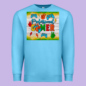 Professional Gamer Premium Sweatshirt Designed By Jahusdesignshop
