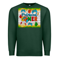 Sports Green professional gamer Premium Sweatshirt - JahusDesignShop