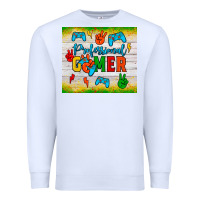 White professional gamer Premium Sweatshirt - JahusDesignShop