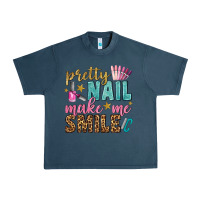 Midnight Navy pretty nail make me smile bbs Urban Heavy Tee - BundleAndBundleShop