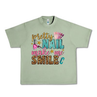 Oil Green pretty nail make me smile bbs Urban Heavy Tee - BundleAndBundleShop
