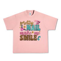 Salmon pretty nail make me smile bbs Urban Heavy Tee - BundleAndBundleShop
