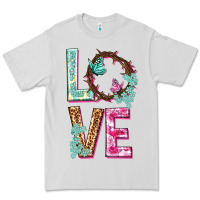 Dove Grey Love crown of the thorns Easter Day Premium Tee - HowdyJamesFarm