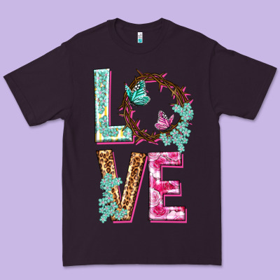 Love Crown Of The Thorns Easter Day Premium Tee Designed By Howdyjamesfarm