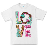White Love crown of the thorns Easter Day Premium Tee - HowdyJamesFarm
