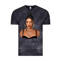 Cloud Black black woman Vintage Tee - FaDigitalArtStudio