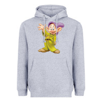 Heather Grey dopey Heavyweight Hoodie - baoMotion