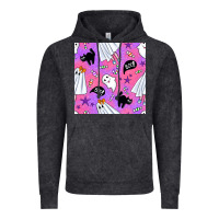 Vintage Arctic cute ghost halloween seamless pattern Vintage Hoodie - BundleAndBundleShop