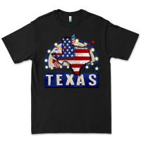 Black texas 4th of july Premium Tee - CowGirlArtShop
