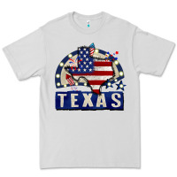 Dove Grey texas 4th of july Premium Tee - CowGirlArtShop