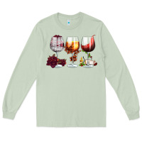 Matcha hallothanksmas halloween thanksgiving  christmas wine Long Sleeve Tee - FaDigitalArtStudio