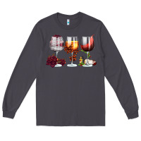 Smoke hallothanksmas halloween thanksgiving  christmas wine Long Sleeve Tee - FaDigitalArtStudio