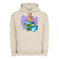 Pigment French Oak easter bunny egg flowers Urban Hoodie - RanaPortraitStore