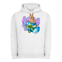 Pigment Lunar Rock easter bunny egg flowers Urban Hoodie - RanaPortraitStore
