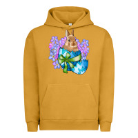 Pigment Peanut Butter easter bunny egg flowers Urban Hoodie - RanaPortraitStore