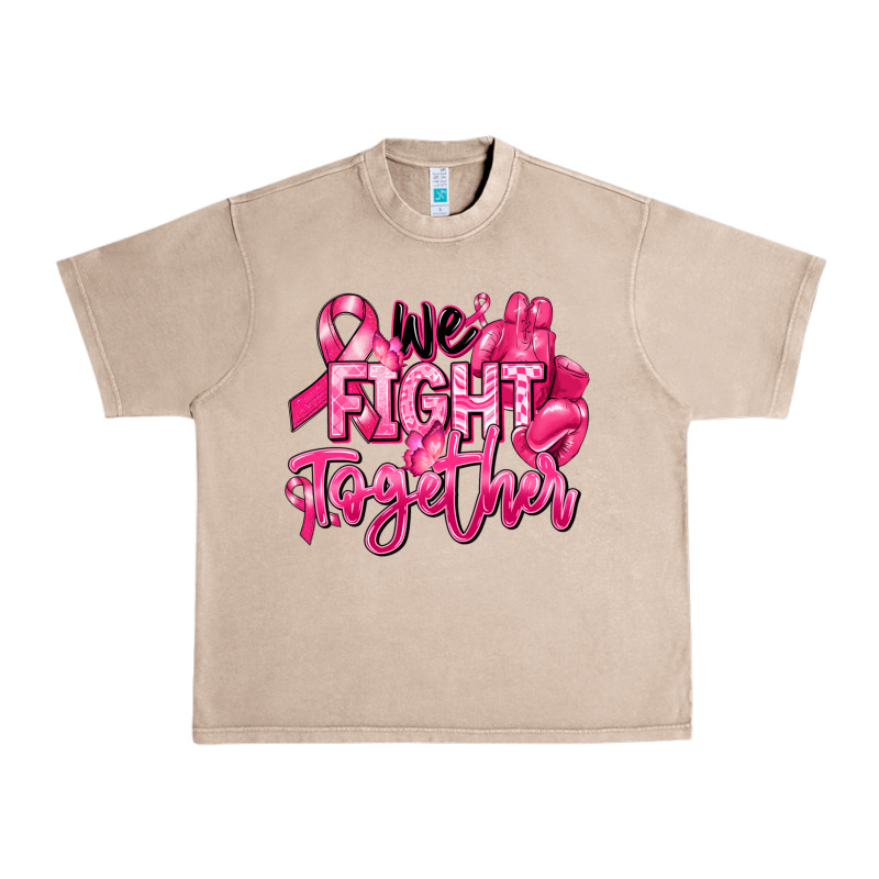 We Fight Together Breast Cancer Urban Heavy Tee by RanaPortraitStore | Teevron