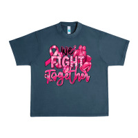 Midnight Navy we fight together breast cancer Urban Heavy Tee - RanaPortraitStore