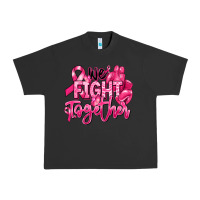 Pigment Black we fight together breast cancer Urban Heavy Tee - RanaPortraitStore