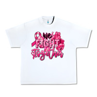 White we fight together breast cancer Urban Heavy Tee - RanaPortraitStore