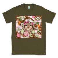 Army Green Easter Bunny tumbler Easter Day Classic Tee - HowdyJamesFarm